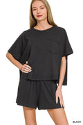 Exposed-Seam Boxy Set Zenana RTS