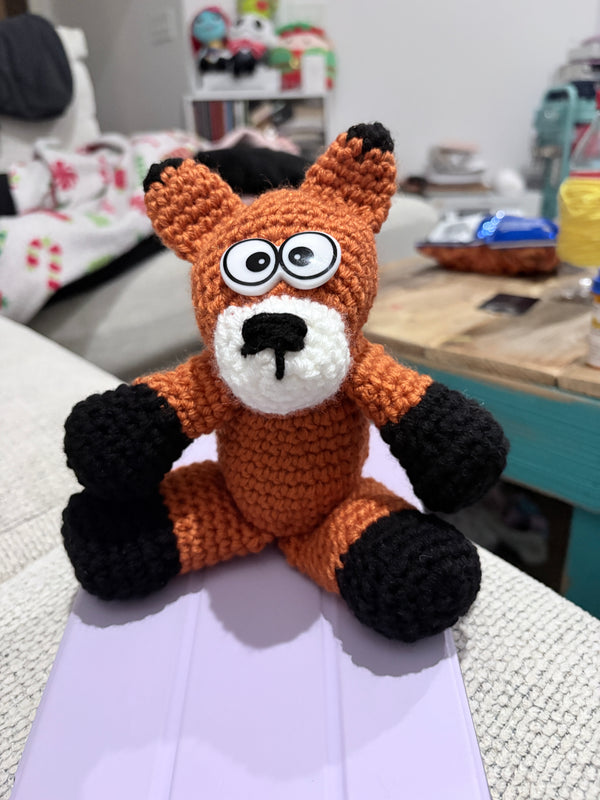 Handmade Fox Crochet Plushie