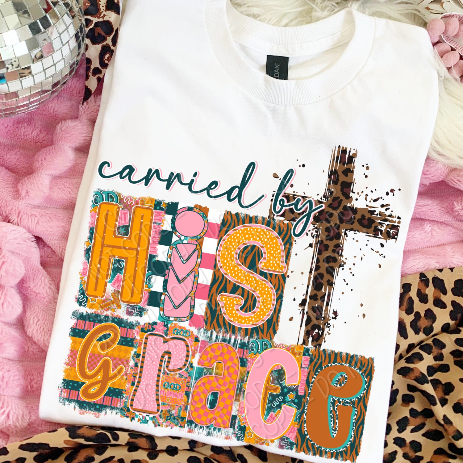 Carried by His Grace Graphic Tee