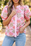 Sweet Bloom Puff Blouse